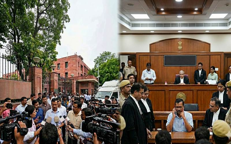 دہلی ہائی کورٹ میں کیجریوال کے حلف نامے پر سماعت مکمل، جج کی علیحدگی کی درخواست پر فیصلہ آج شام متوقع